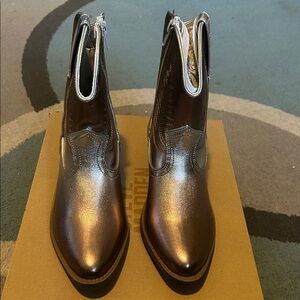 Steve Madden Bronze Metallic Kids Boots